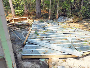 Don Lee after Hurricane Irene